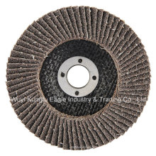 4 &#39;&#39; Calcination Oxide Flap Abrasive Scheiben (Fiberglas Abdeckung 22 * ​​16mm 40 #)